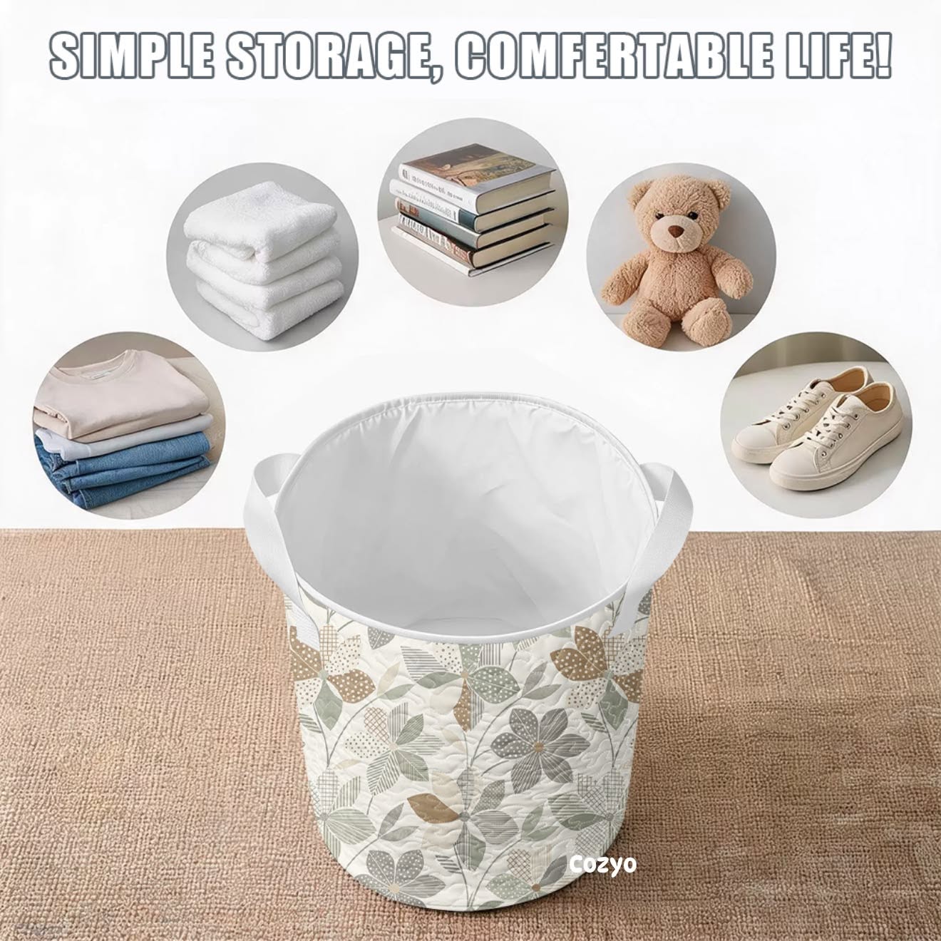 Custom Quilted Storage Laundry Bag
