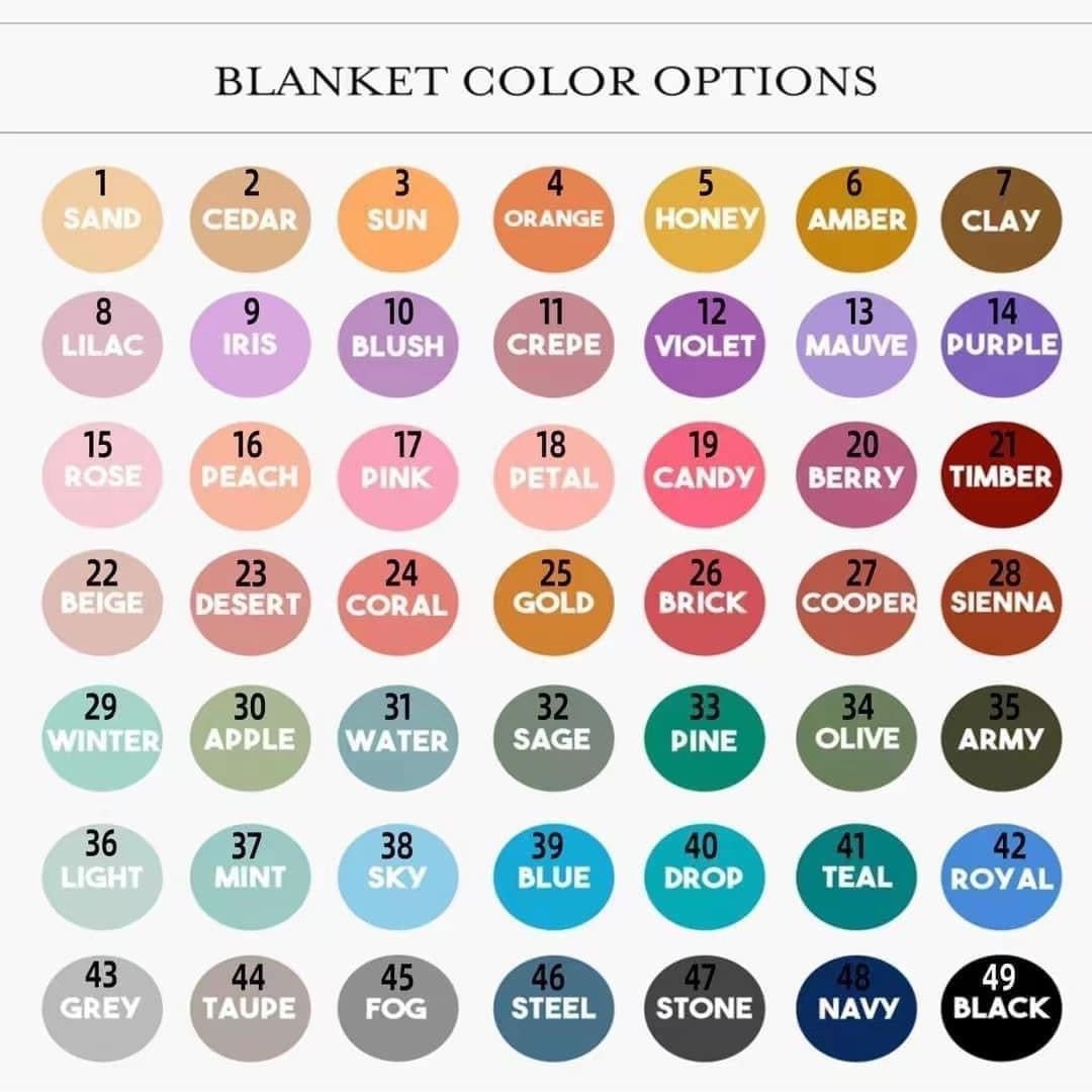 Custom Plush Name Blanket