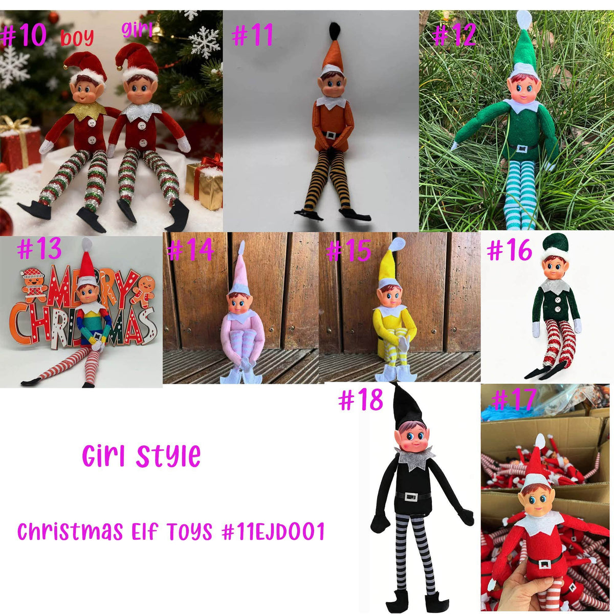 Christmas Elf Toy 11EJD001