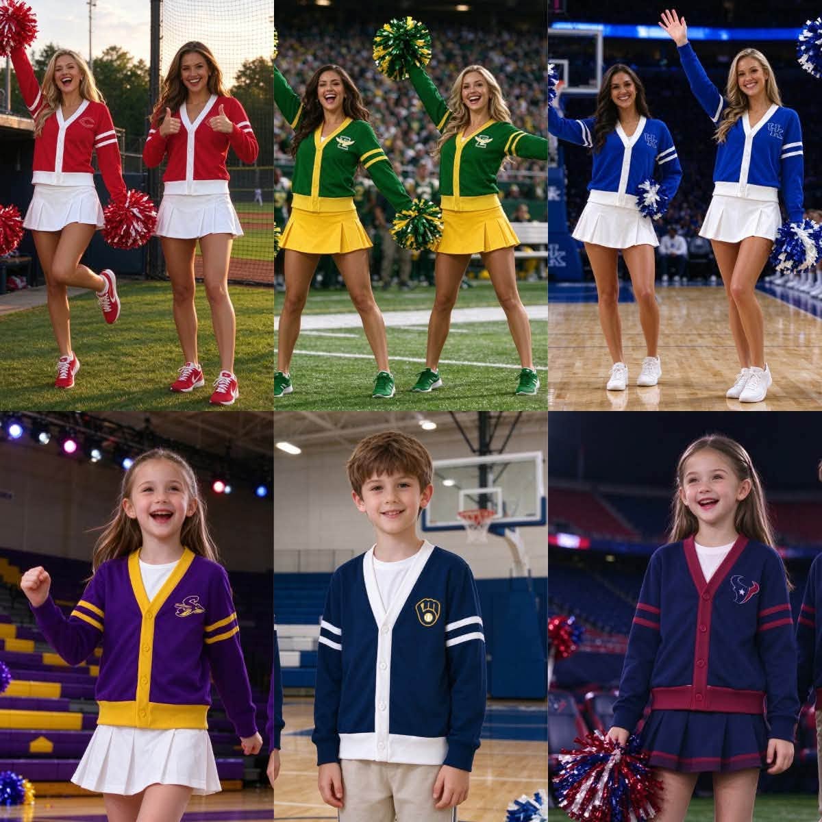 Custom Game Day Cardigans