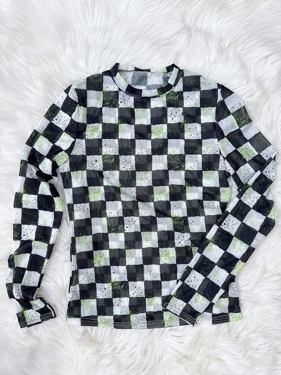 Women’s Halloween Mesh Top