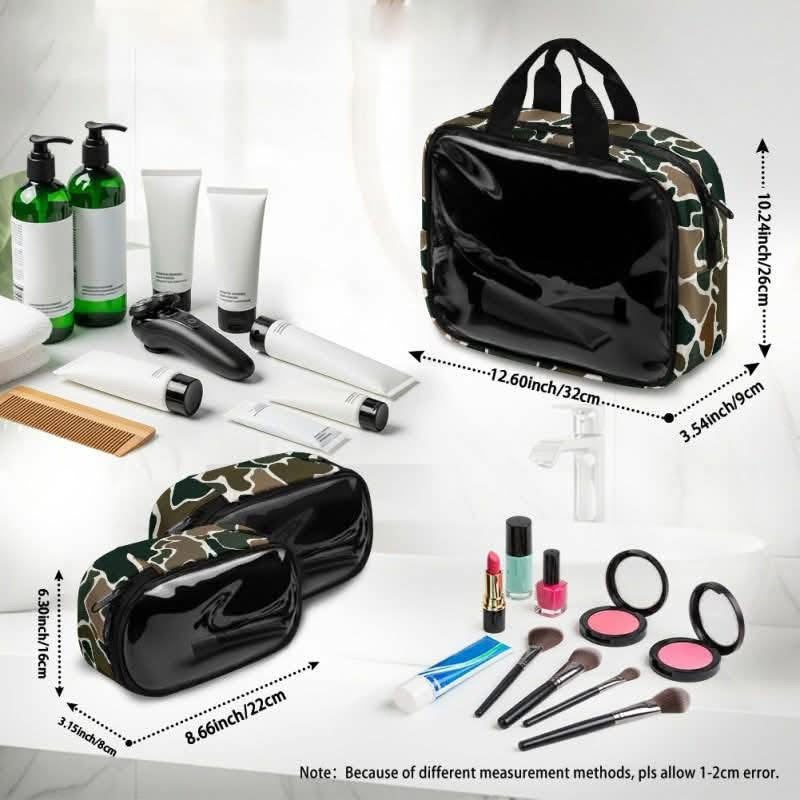 Glam On The Go: 3PC PVC Bag Set