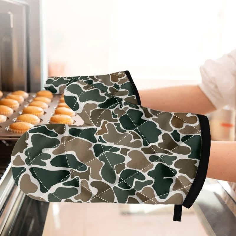 Oven Mitt + Potholder Set