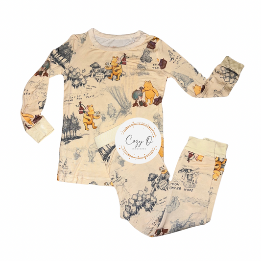 A Beary Cute Story Two Piece Bamboo Sleeper RTS