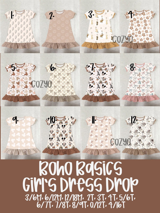 Boho Basics Girl’s Dress
