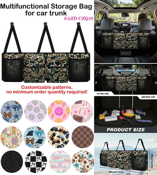 Multiple Storage Bag For Car Trunk
