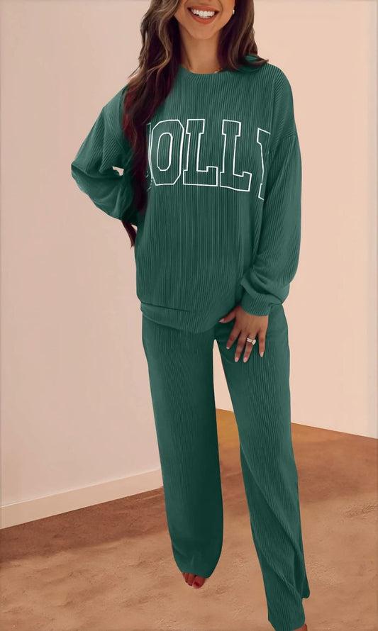 Women’s Jolly Sweatshirt & Pants Set