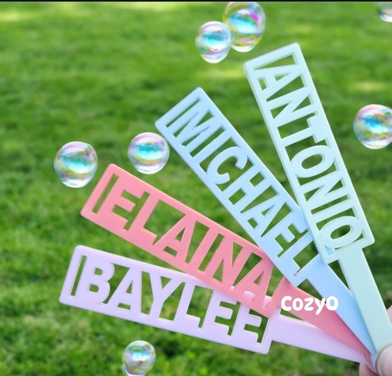 Personalized Bubble Wand