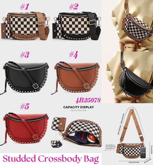 Studded Crossbody Bag 4B25078
