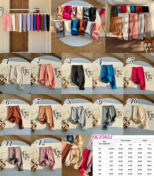 Kid’s Fleece Lined Cozy Leggings 1K25053