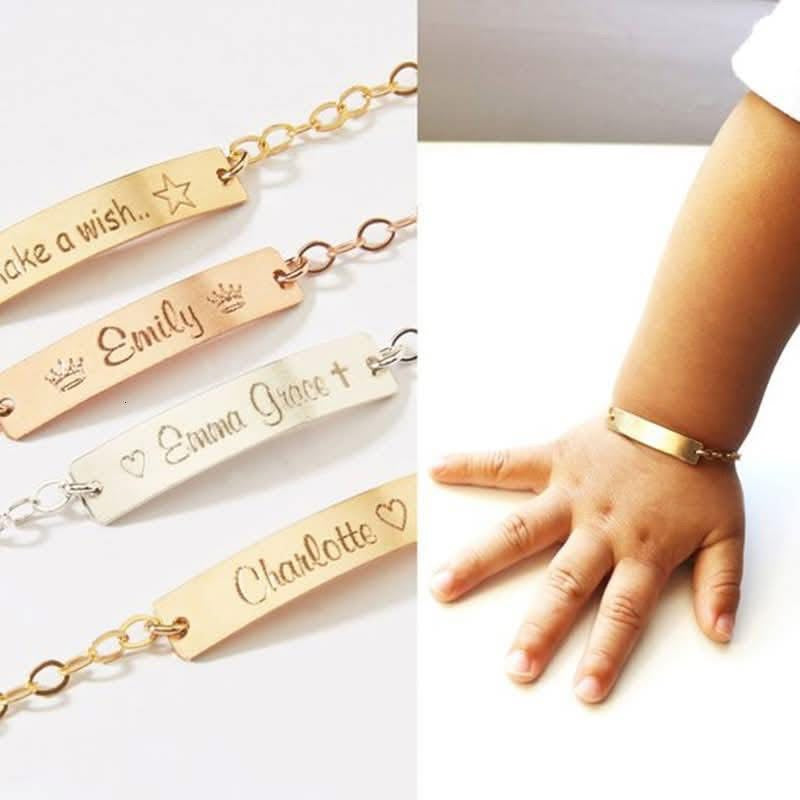 Kid’s Adjustable Custom Name Bracelet
