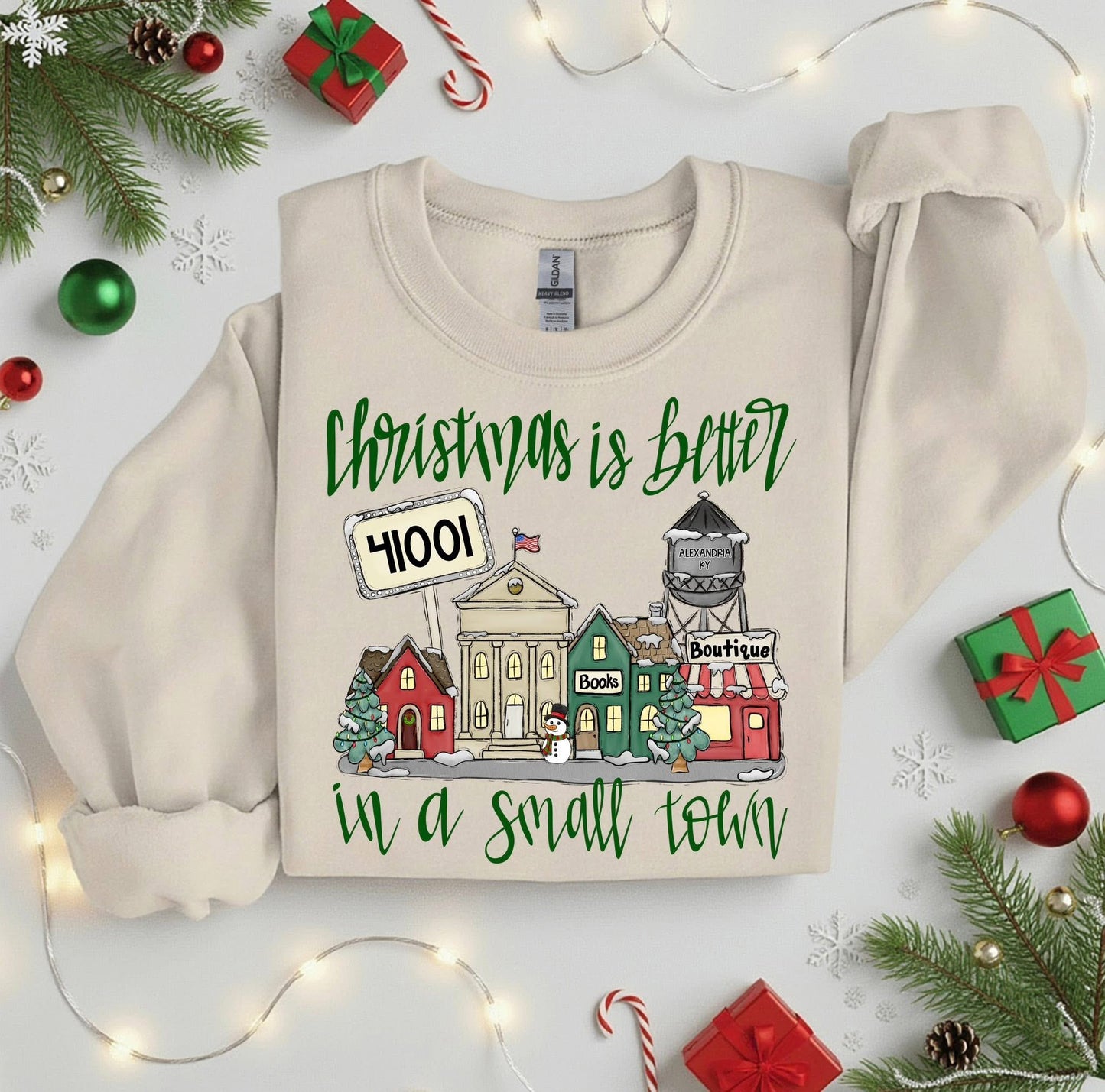 Christmas Is Better In A Small Town Apparel