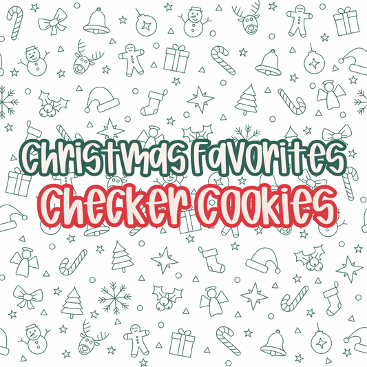 CHECKER COOKIES | CHRISTMAS FAVORITES