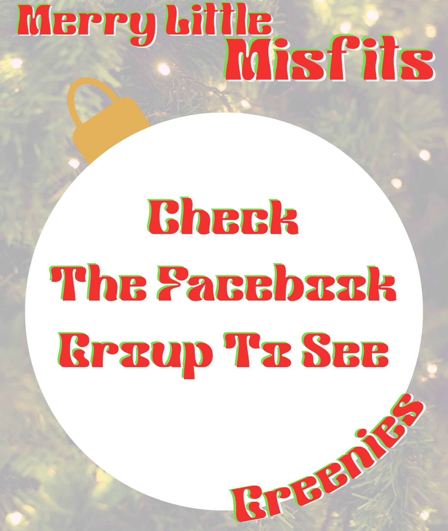 GREENIES | MERRY LITTLE MISFITS