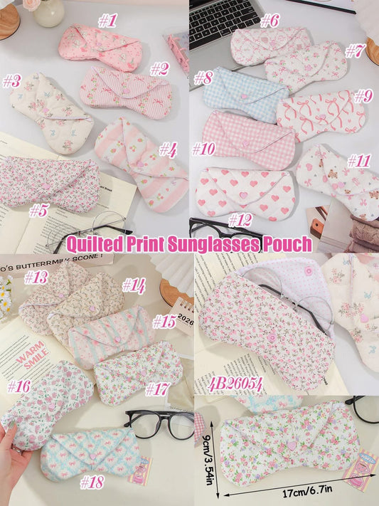 Quilt Sunglasses Holder