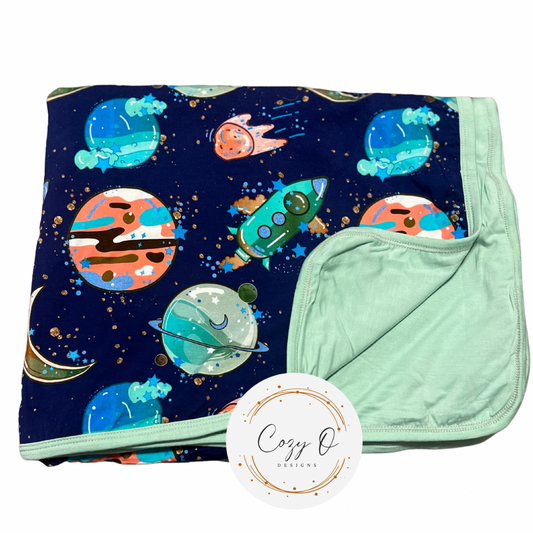 Milky Way Mission RTS Bamboo Blanket