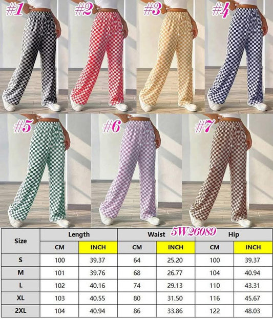 Women’s Checkered Lounge Pants
