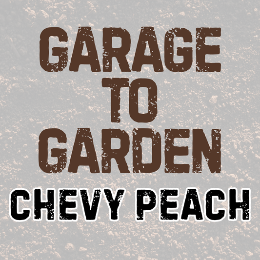 CHEVY PEACH | GARAGE TO GARDEN