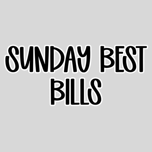 BILLS | SUNDAY BEST
