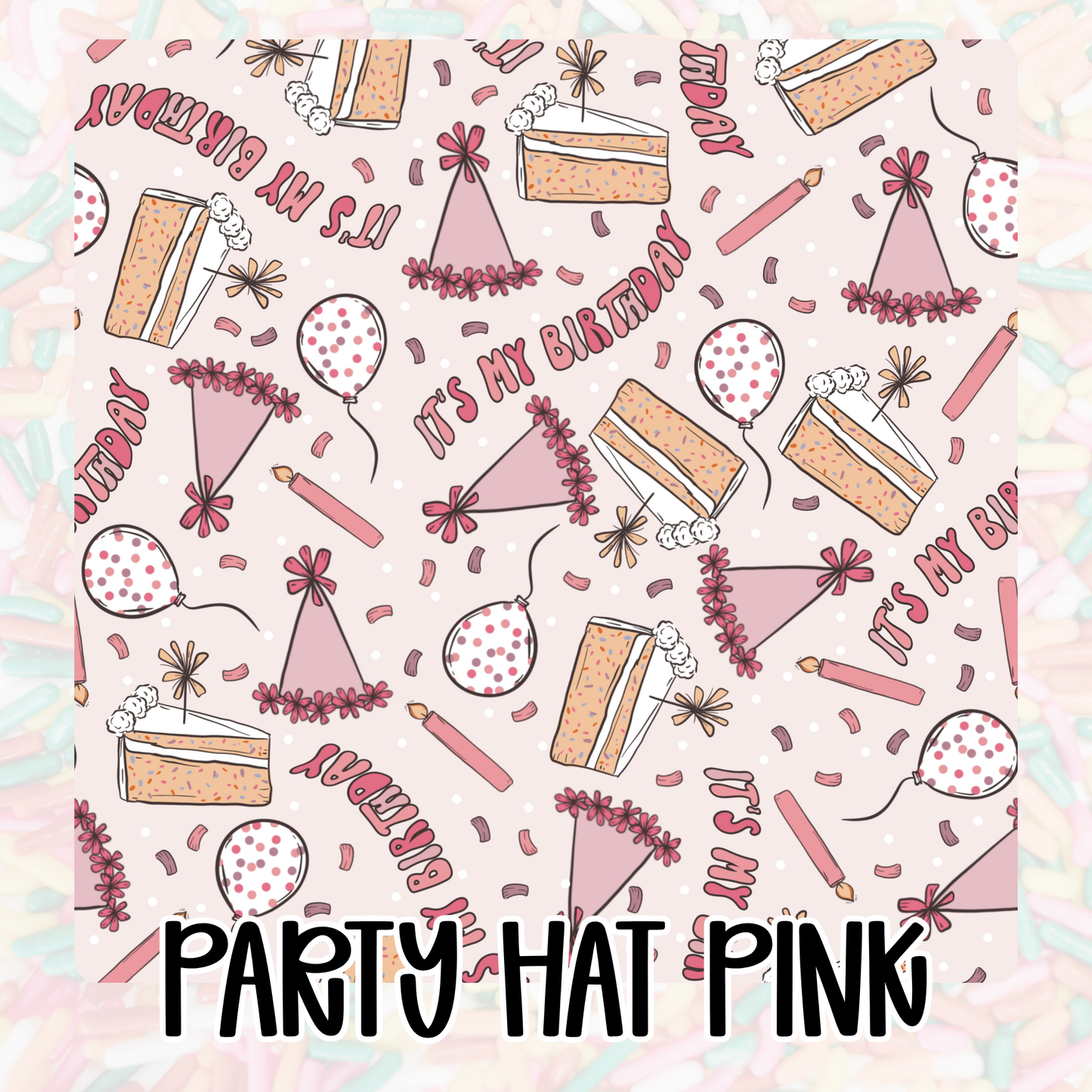 PARTY HAT PINK | PARTY LIKE IT’S PLAYTIME