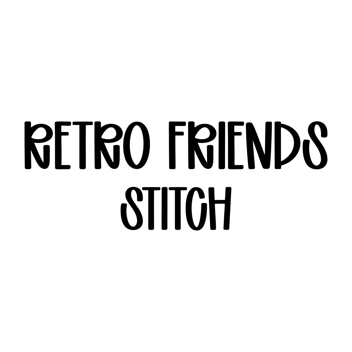 STITCH | RETRO FRIENDS