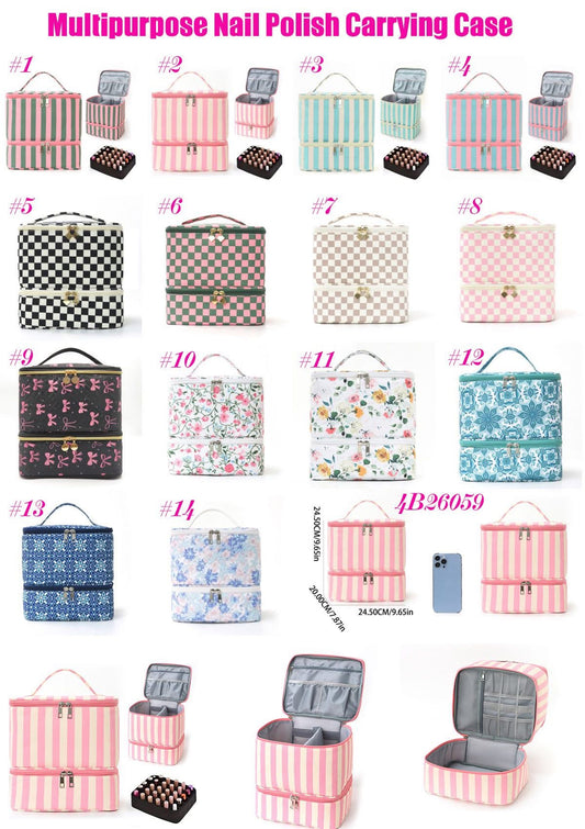 Multipurpose Nail Polish Carrying Case