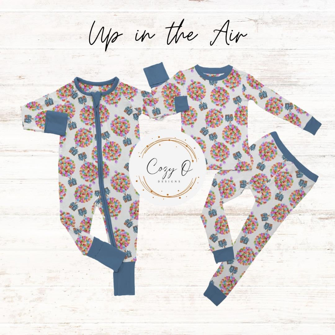 Up in the Air Bamboo Two Piece Sleeper-RTS