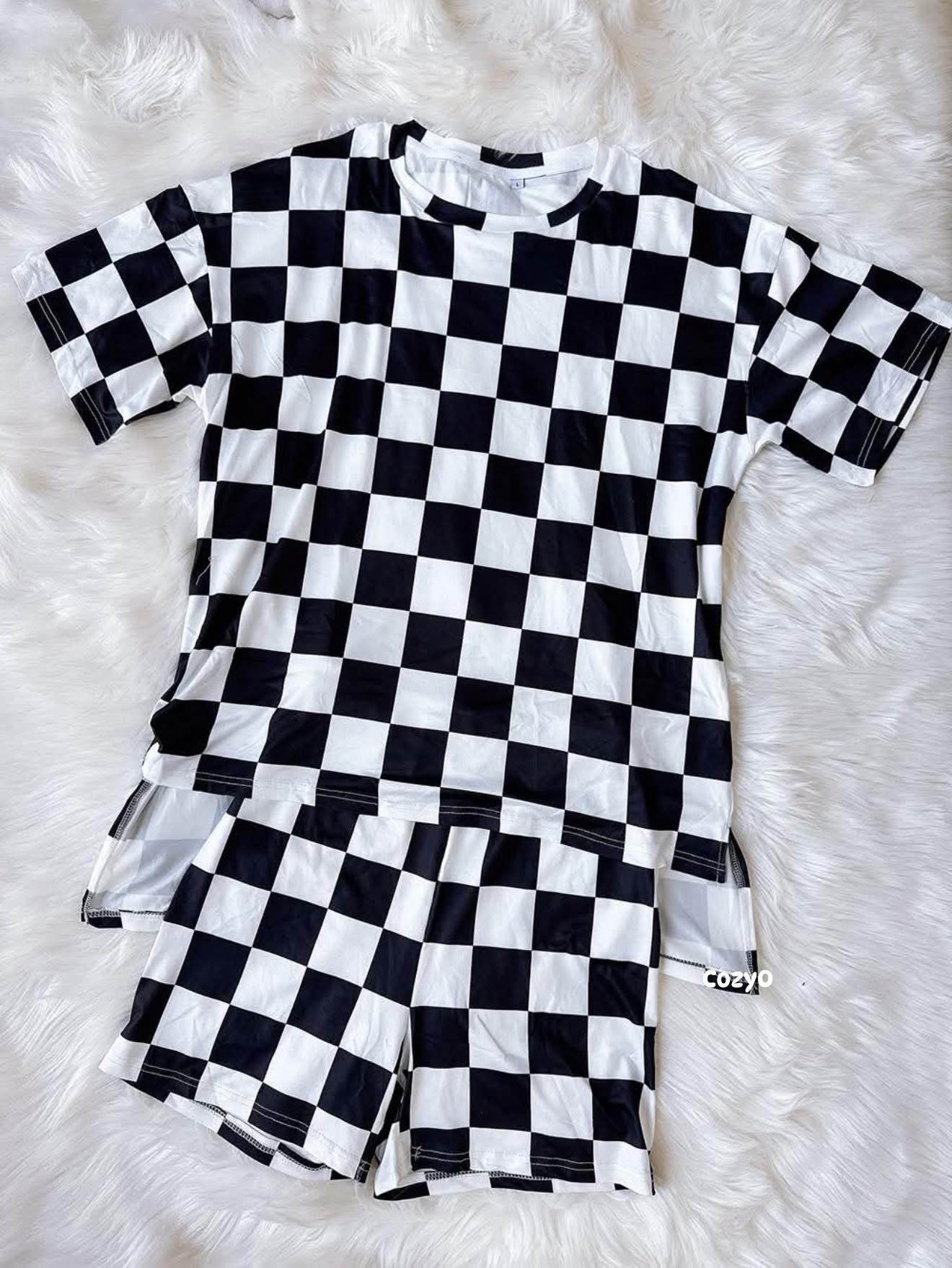 Custom Women’s Casual T-Shirt + Biker Shorts Set