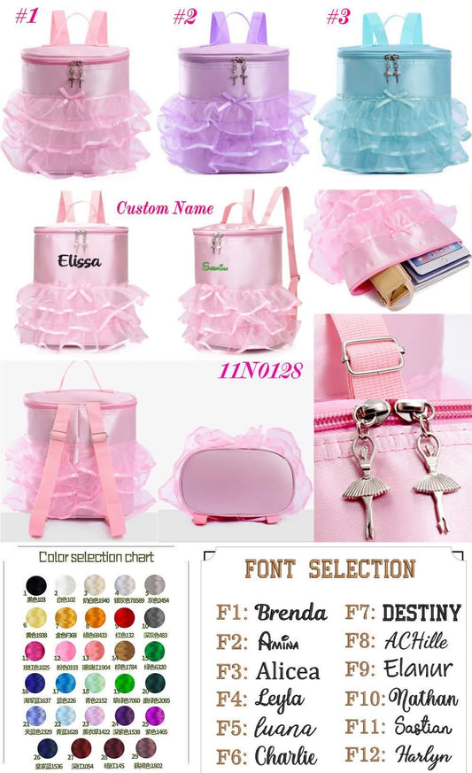 Personalized Ballet Dance Backpacks