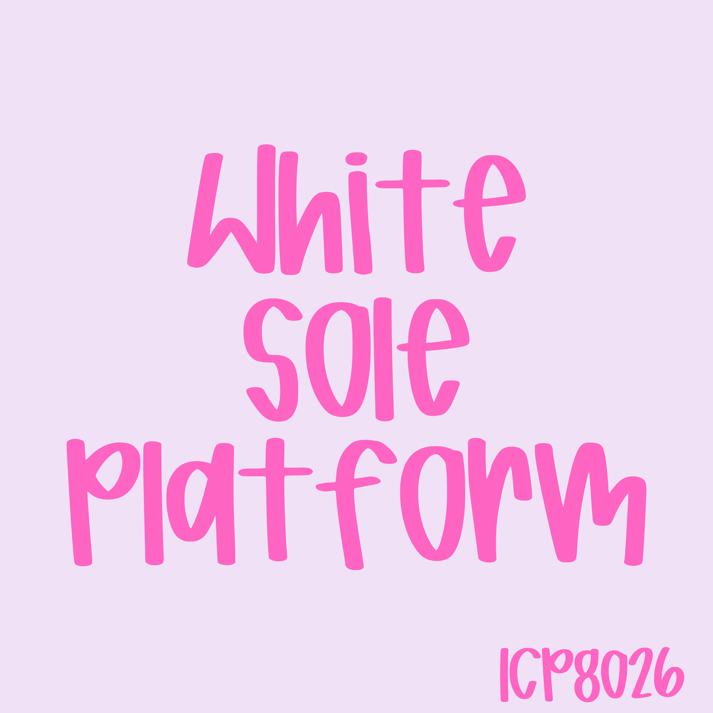 Solid Color White Sole Platform Sandals
