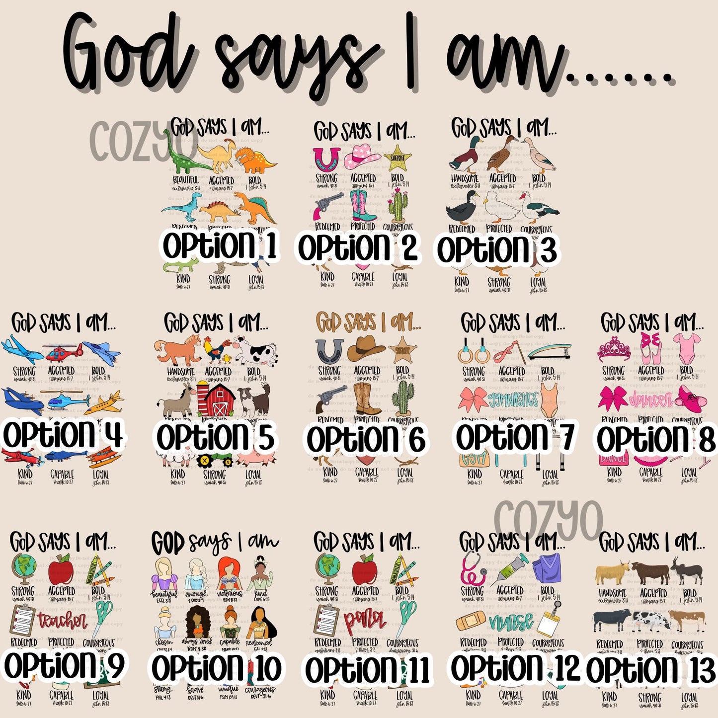 God Says I Am Graphic