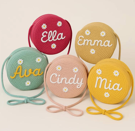 Custom Straw Crossbodies