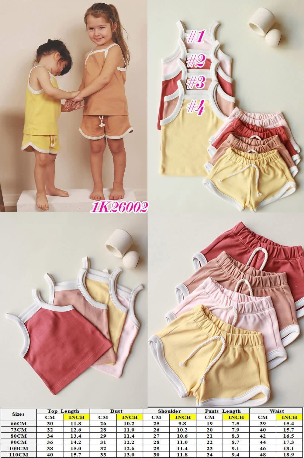 Kid’s Track Tank + Shorts 1K26002