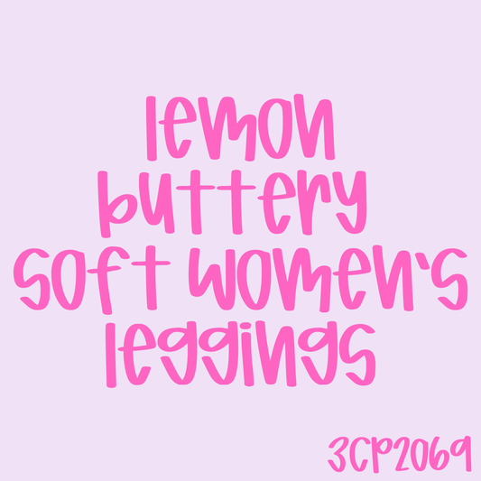 Lemon Buttery Soft Women’s Leggings 3CP2069