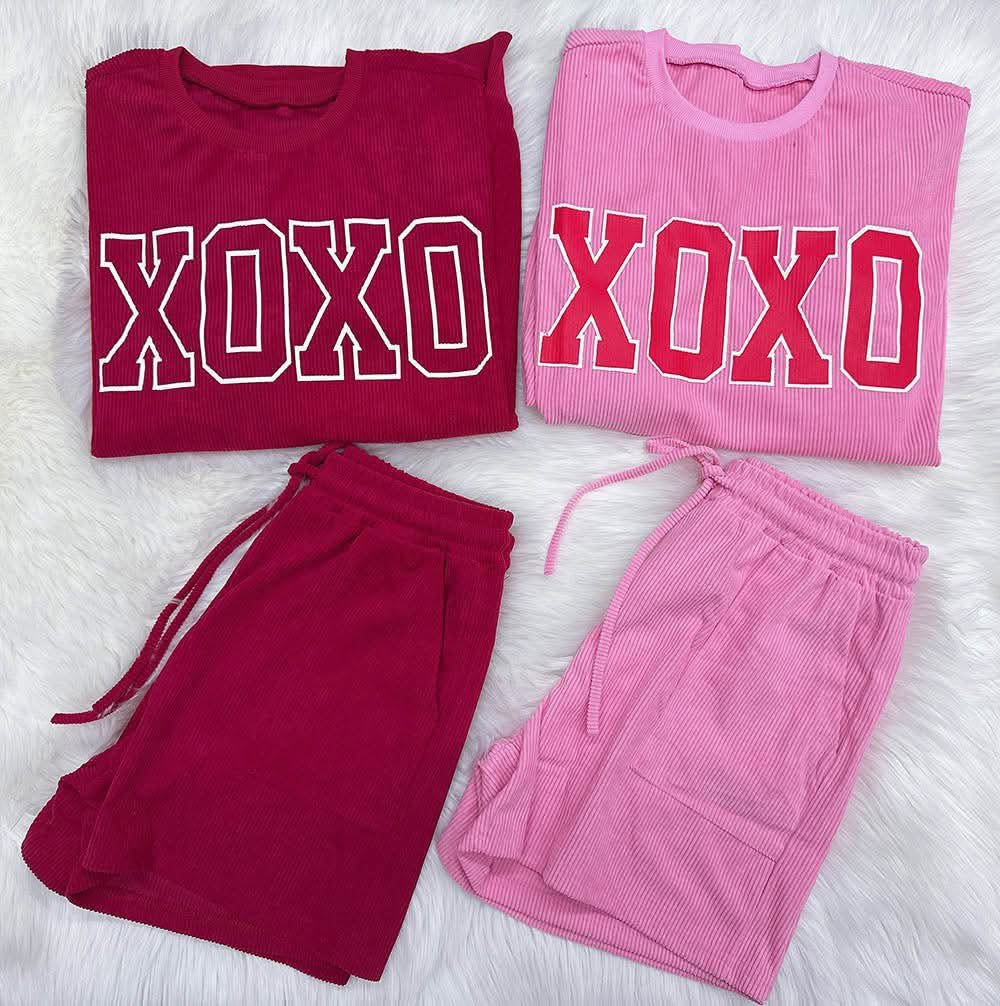 Women’s XOXO Sweatshirt & Short Set