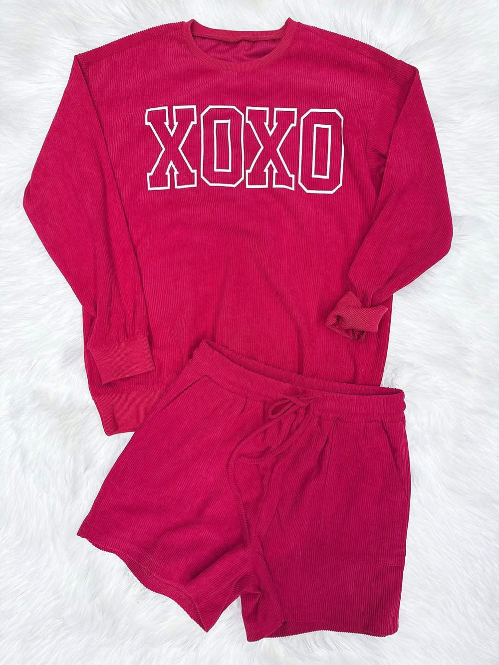 Women’s XOXO Sweatshirt & Short Set