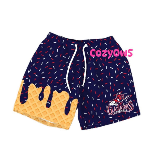 Custom School Drip Short
