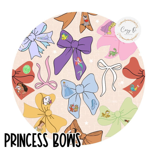 Princess Bows | Bamboo PO- All Styles |