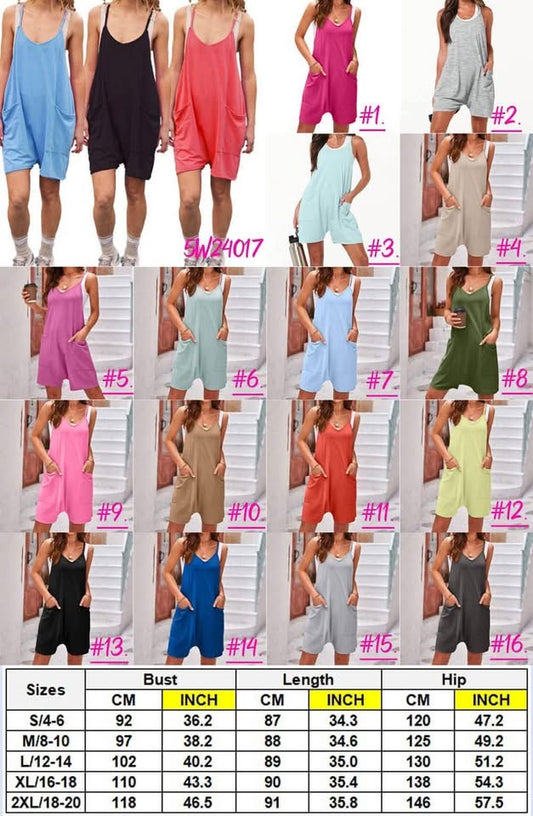 Spaghetti Strap Overall