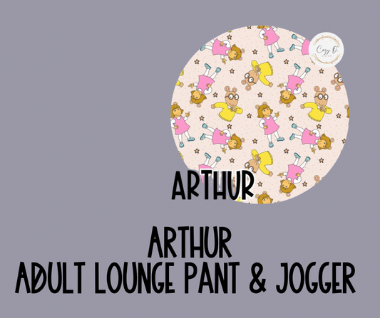 Arthur  | Adult Lounge Pants / Joggers | Whatcha Watching