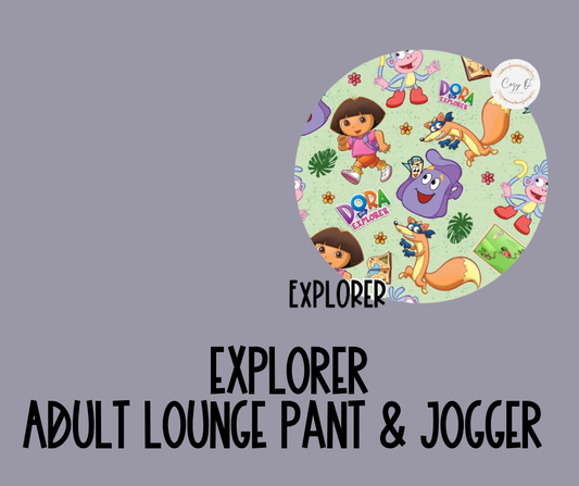 Explorer  | Adult Lounge Pants / Joggers | Whatcha Watching