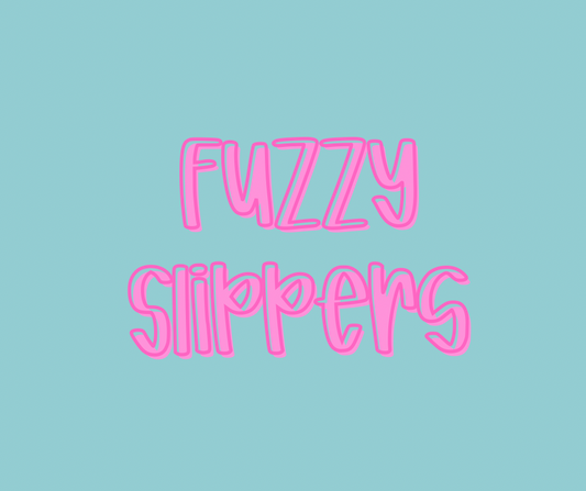 Custom Print Fuzzy Slippers